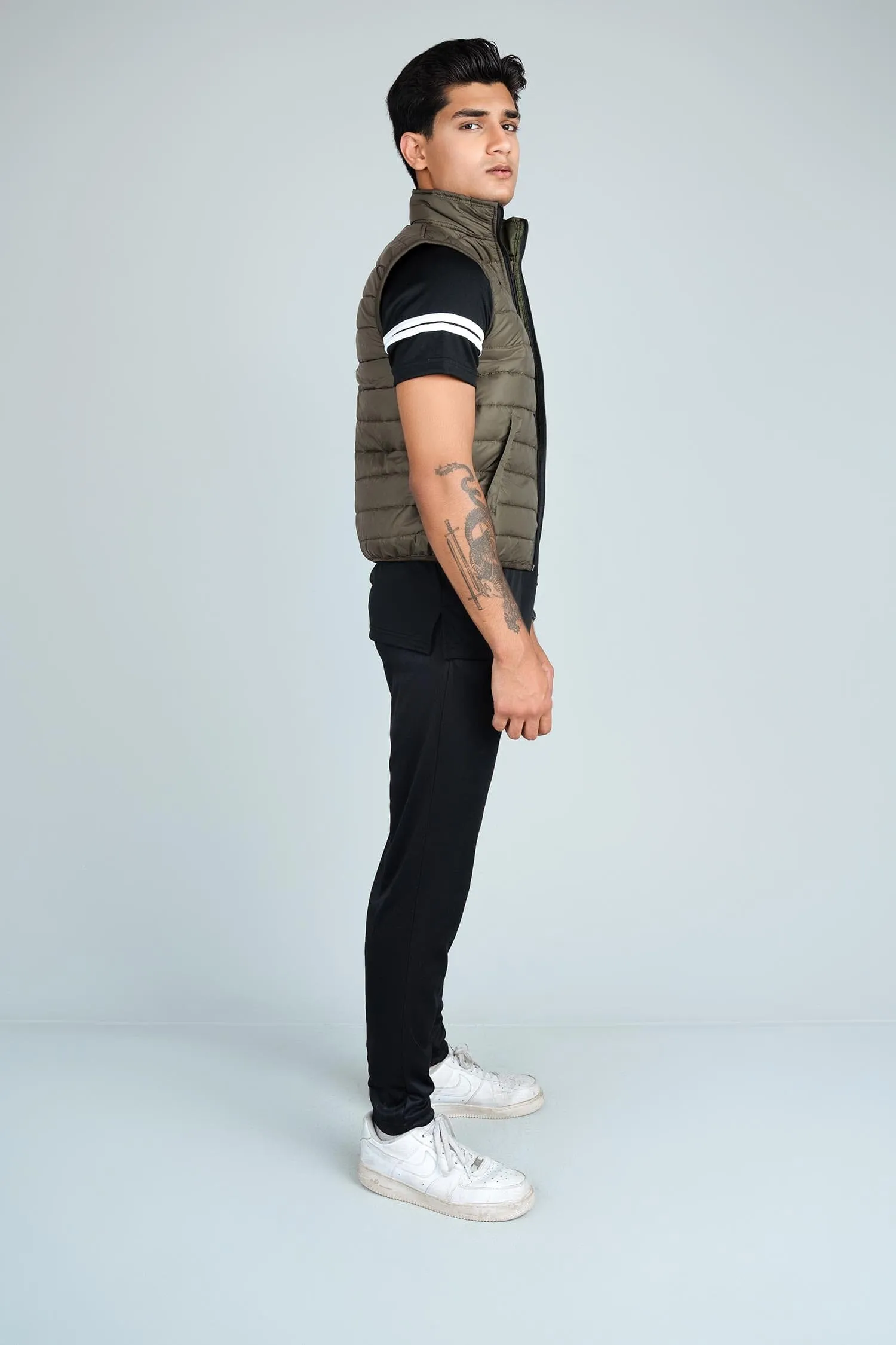 Men's F Printed Minor Fault Puffer Gilet