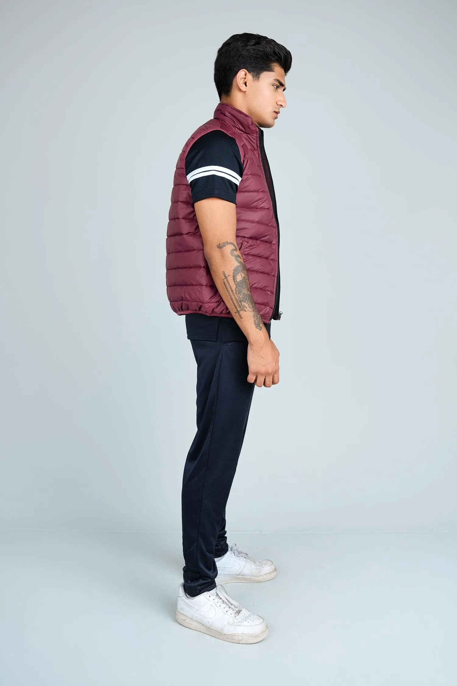 Men's F Printed Minor Fault Puffer Gilet