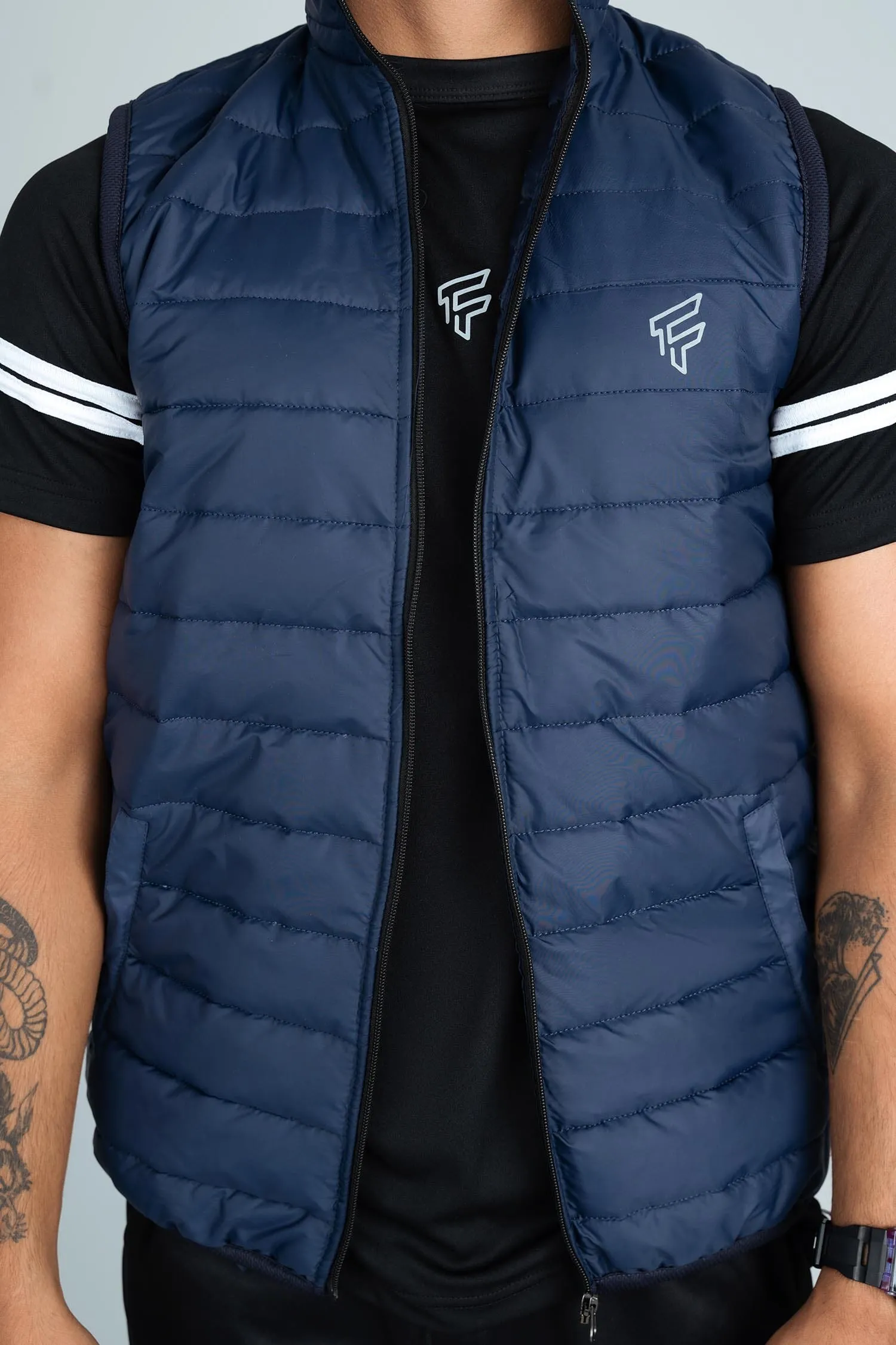 Men's F Printed Minor Fault Puffer Gilet