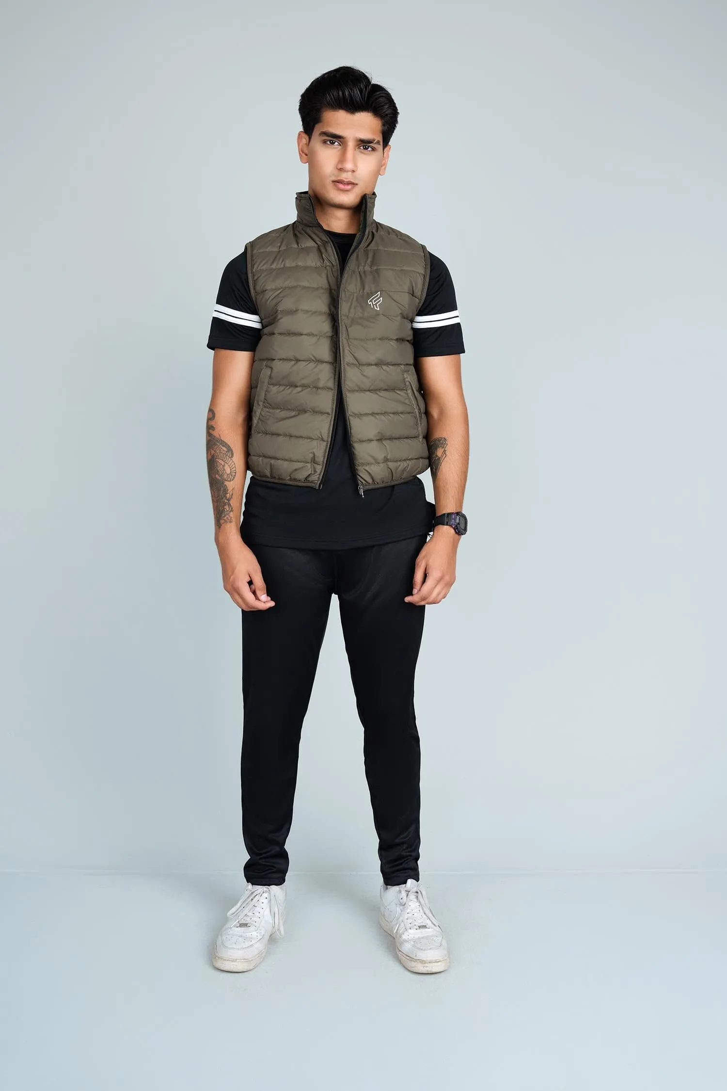 Men's F Printed Minor Fault Puffer Gilet