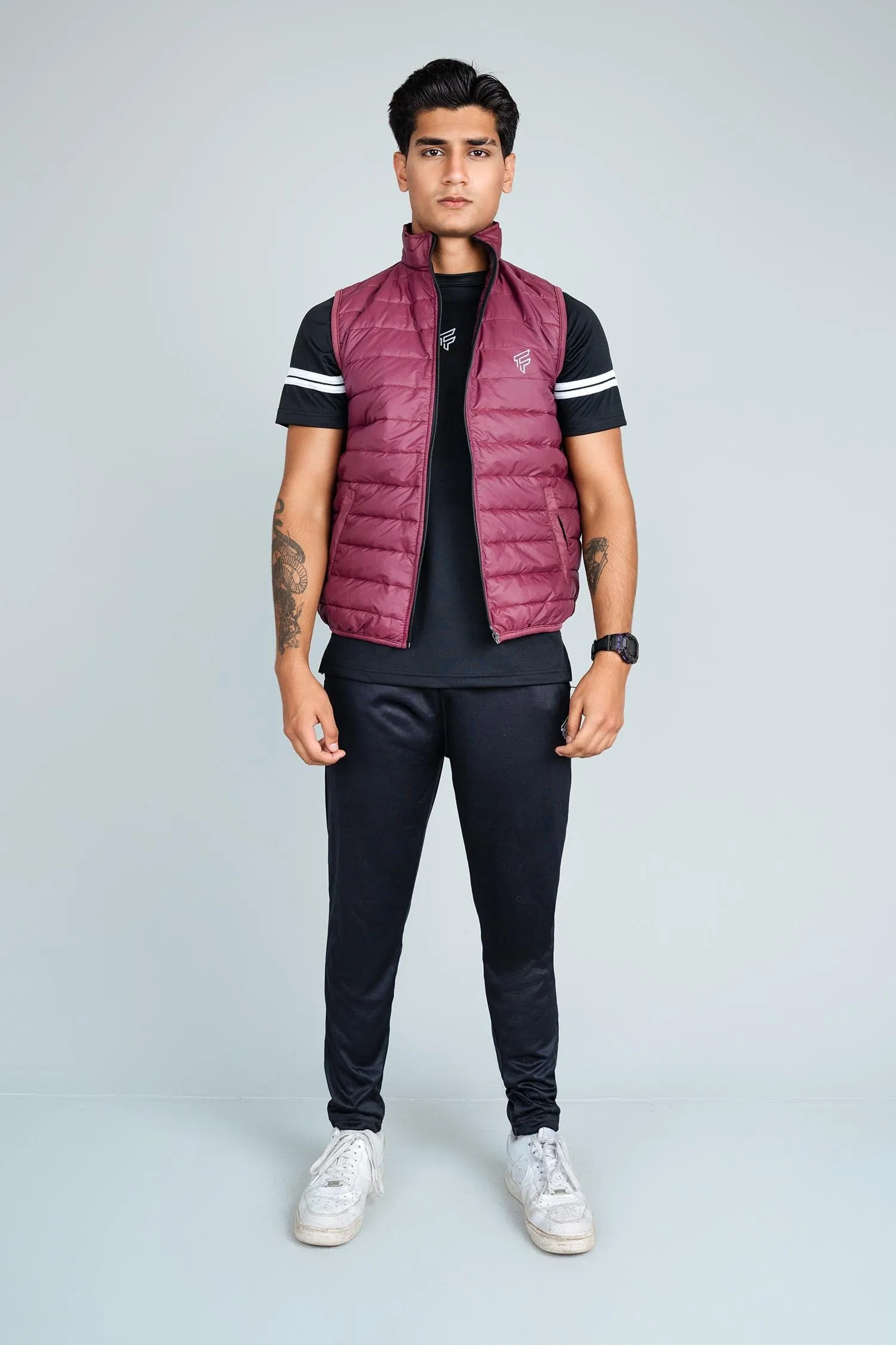 Men's F Printed Minor Fault Puffer Gilet