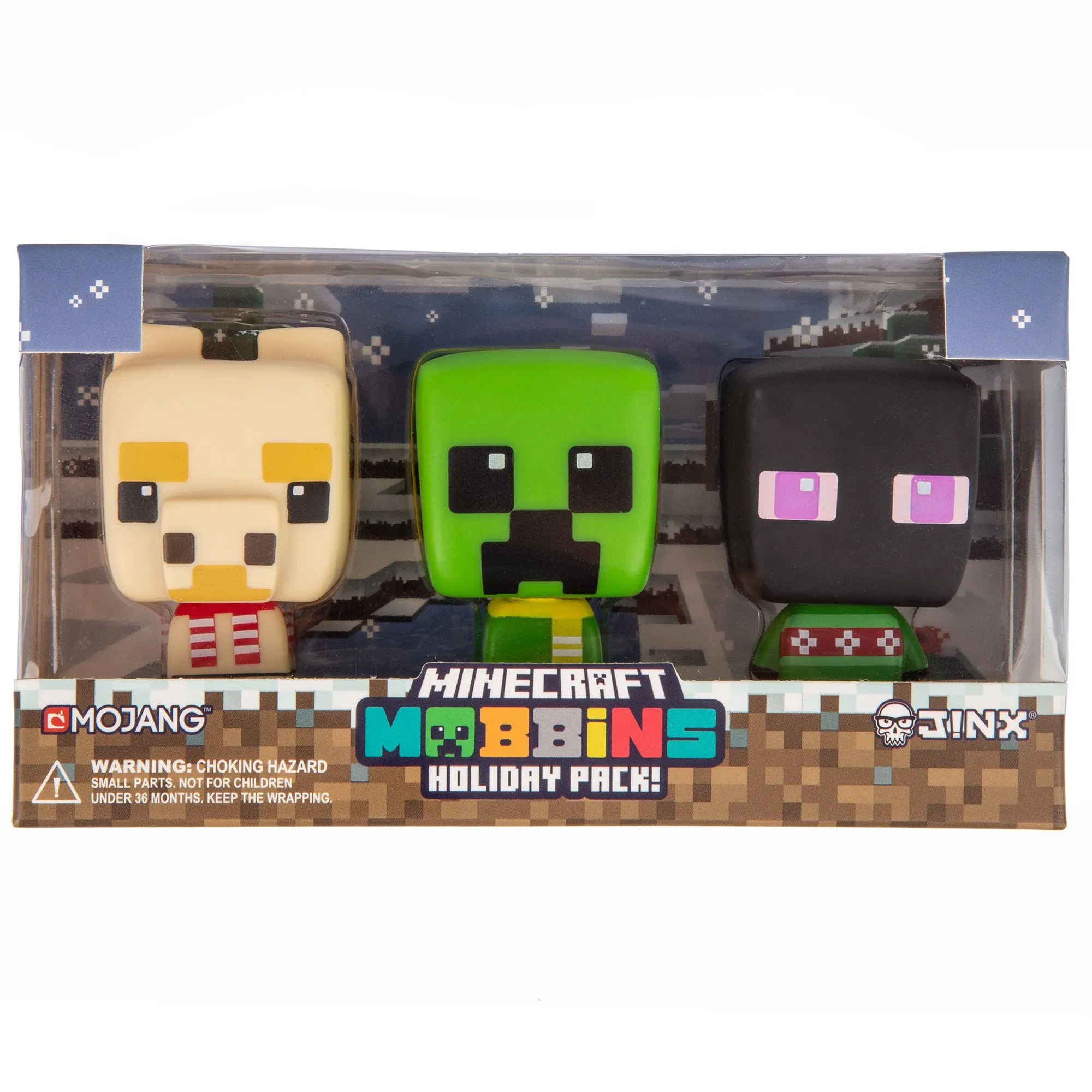 Minecraft Mobbins Holiday 3-Pack