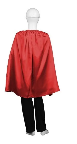 Party Cape with Mask Set Costume | Child's Superhero Red Cosplay
