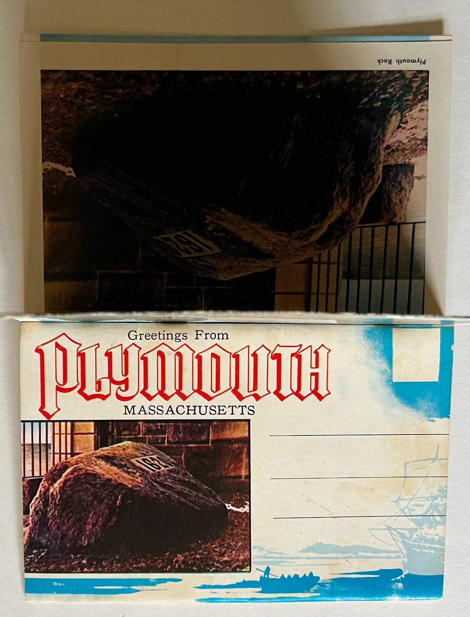 Plymouth Rock Postcard Booklet (1960s-1970s) Unused