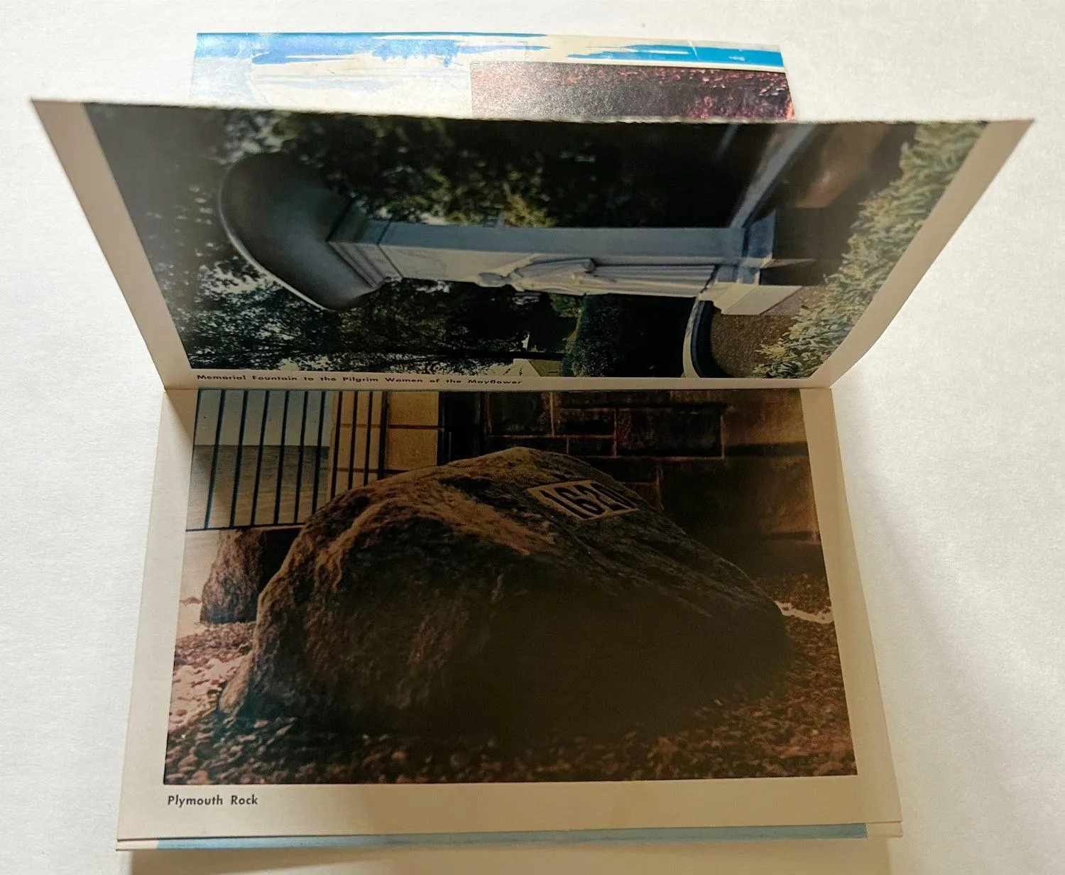 Plymouth Rock Postcard Booklet (1960s-1970s) Unused