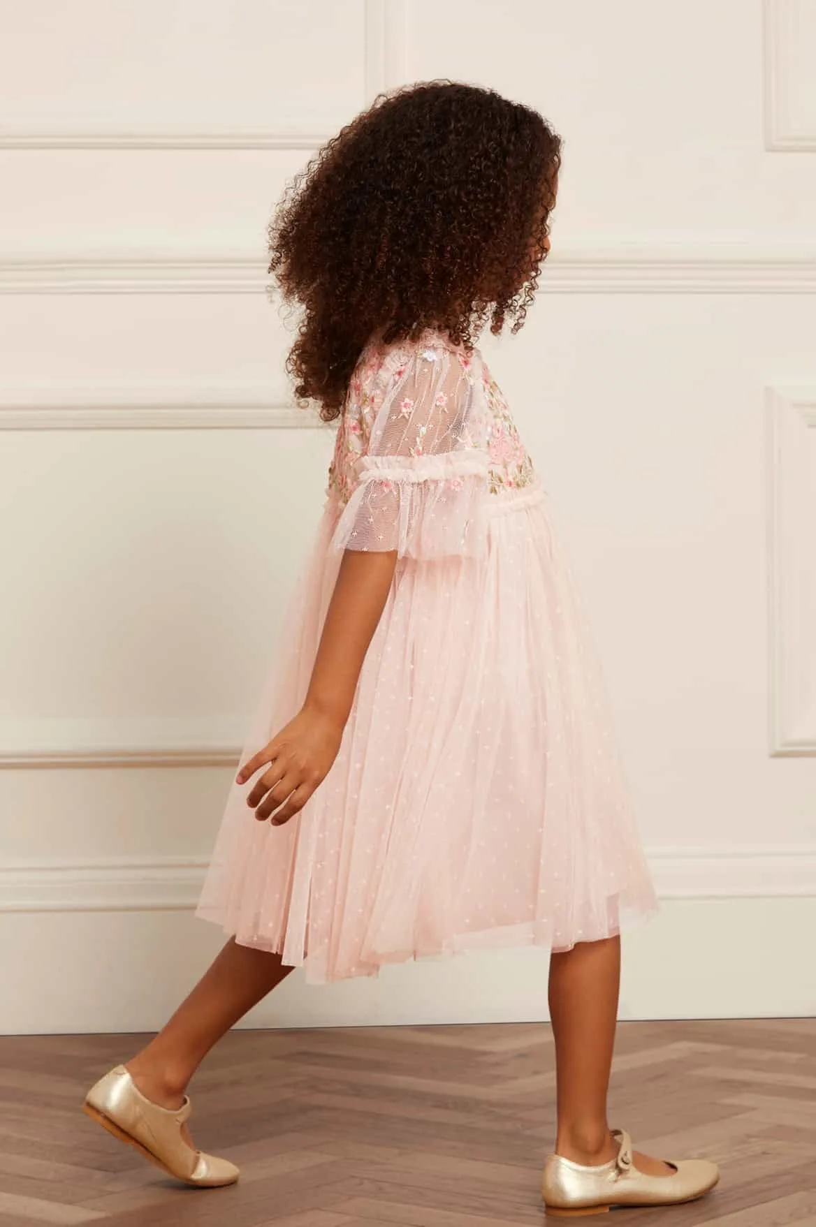 Ribbon Bouquet Bodice Kids Dress