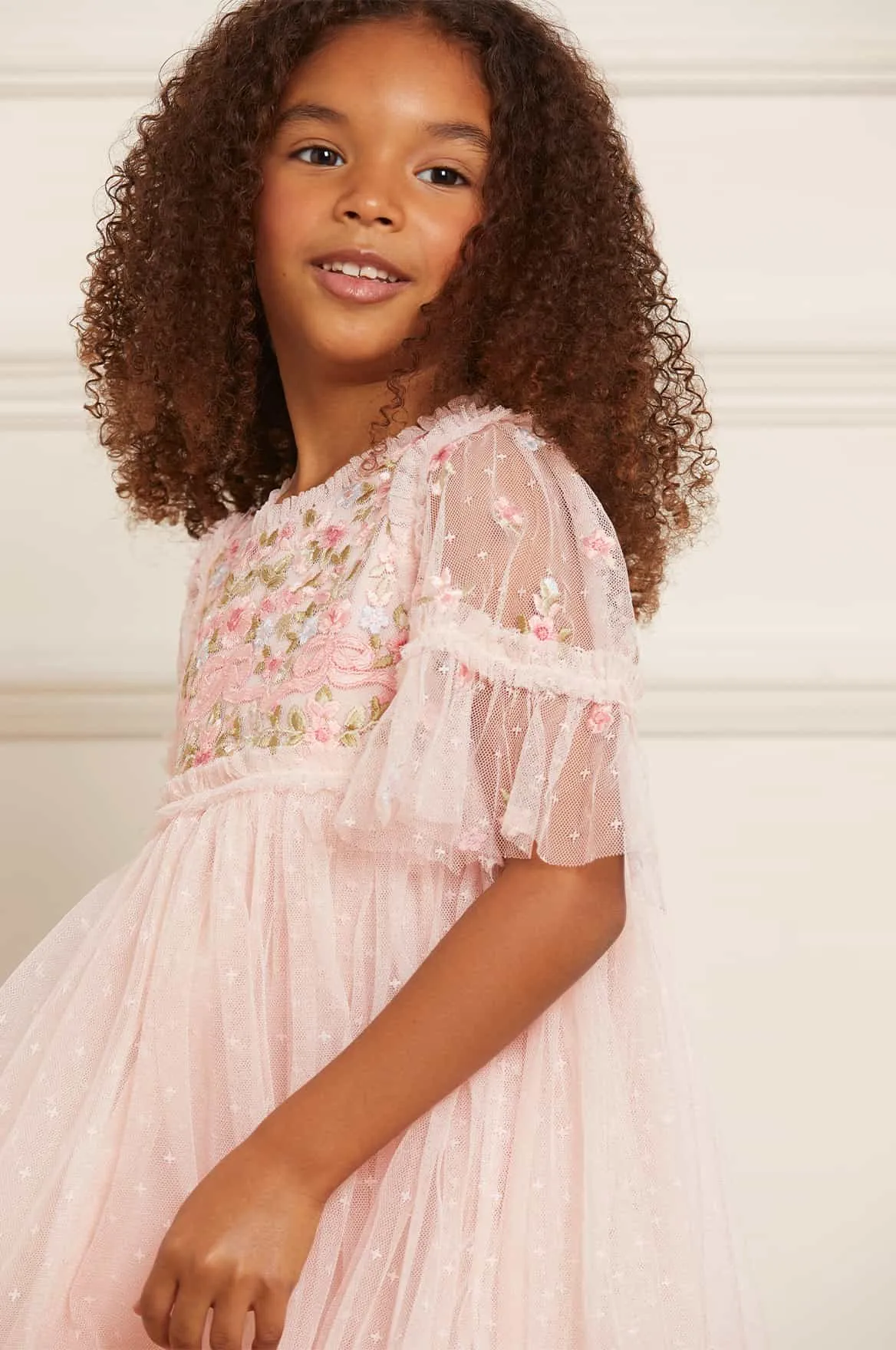 Ribbon Bouquet Bodice Kids Dress