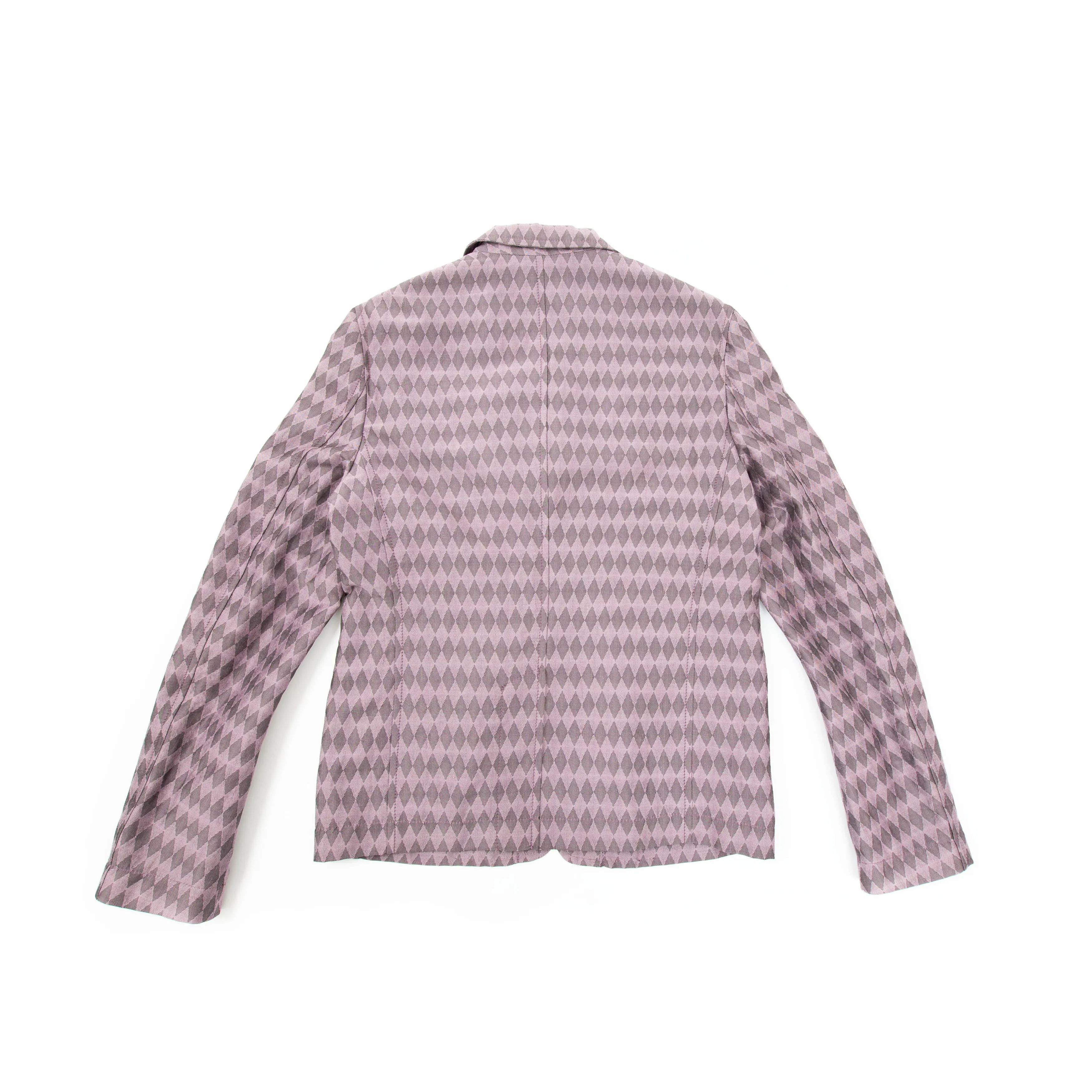 SS17 Lilac Checked Casual Blazer