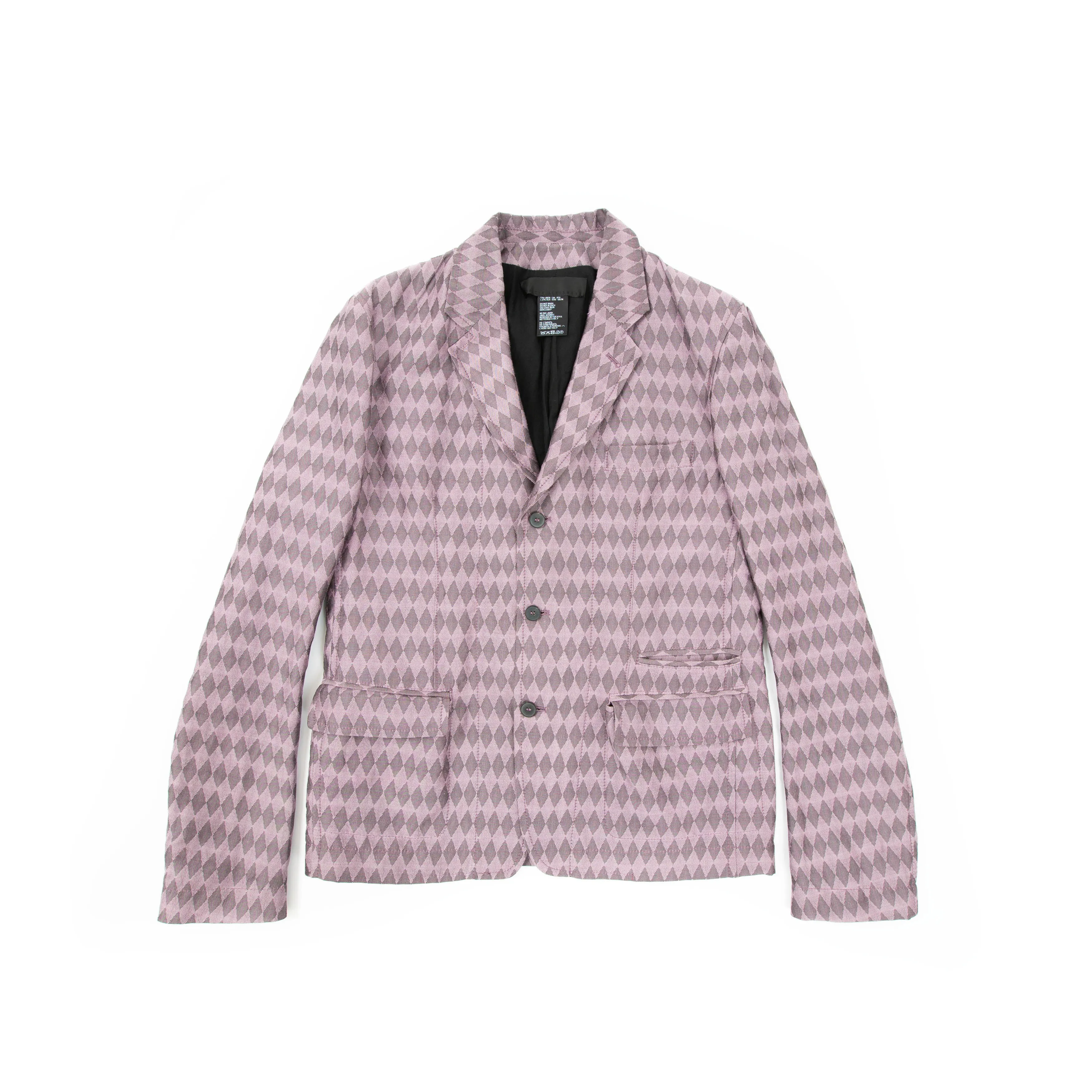 SS17 Lilac Checked Casual Blazer