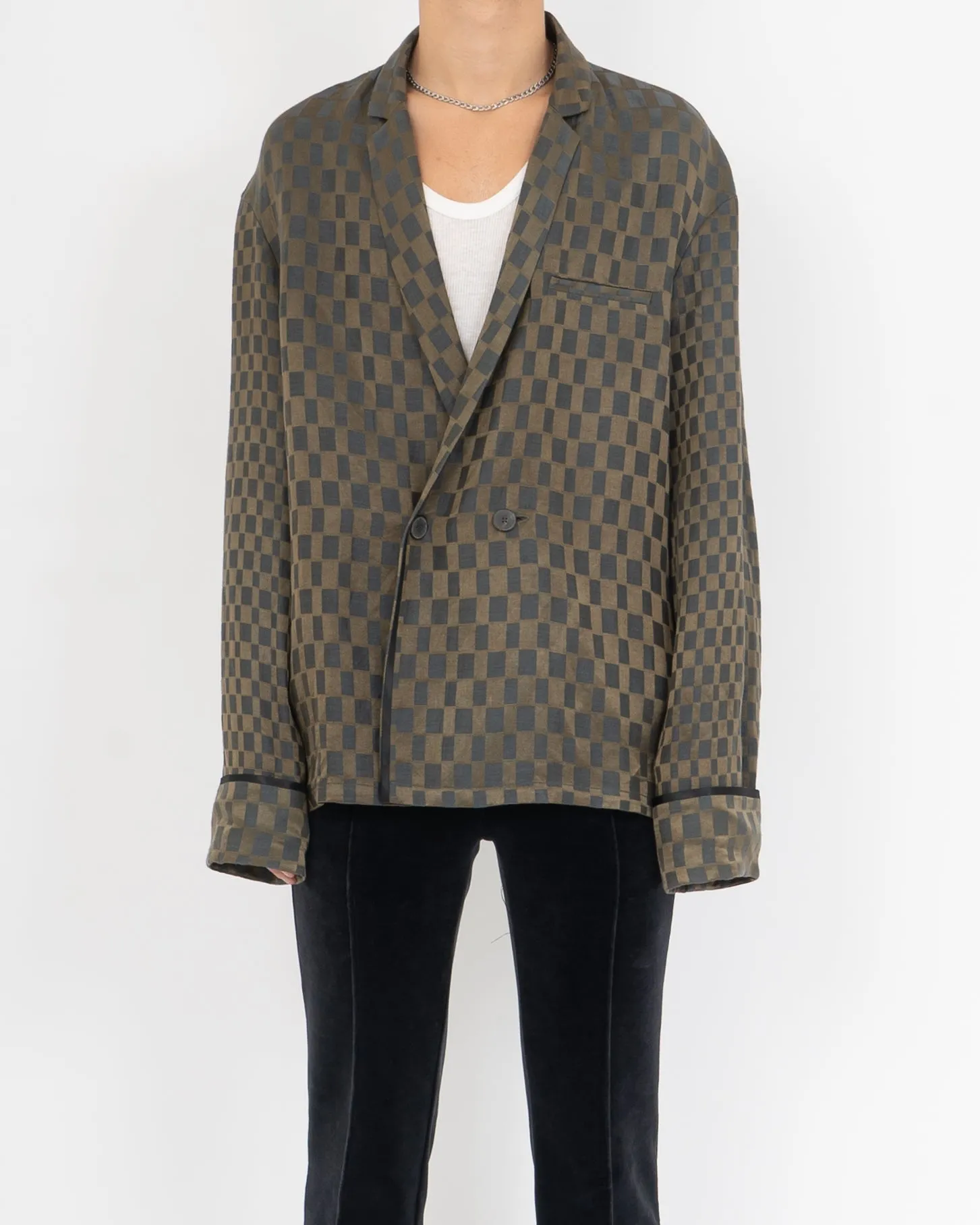 SS19 Jacquard Pattern Kimono Pyjama Sample Jacket