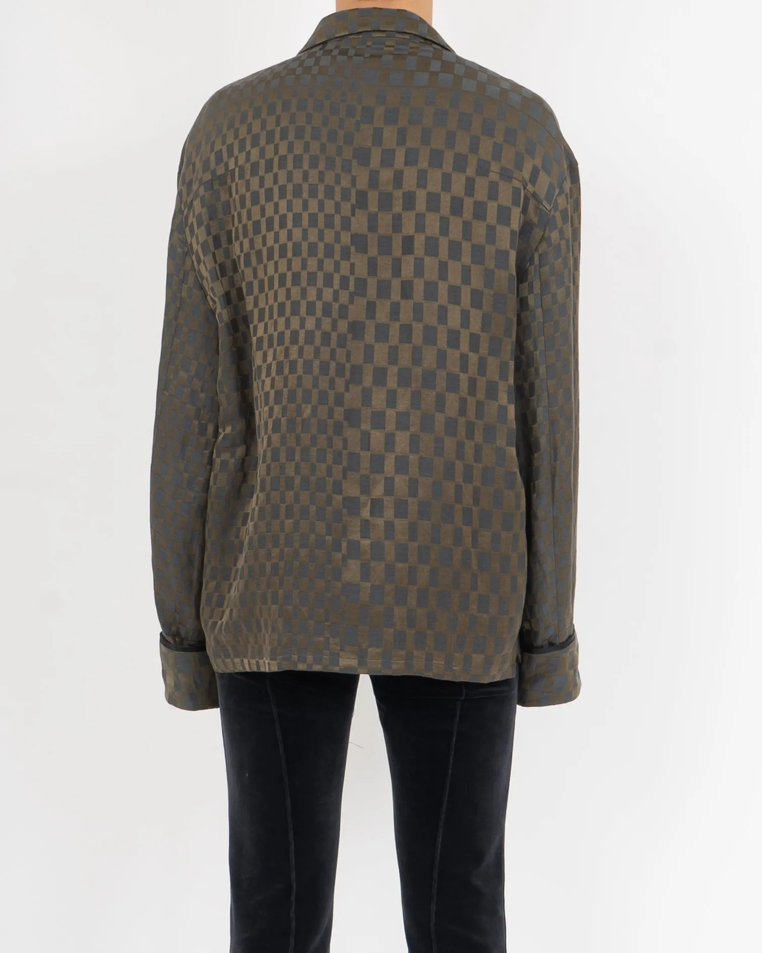 SS19 Jacquard Pattern Kimono Pyjama Sample Jacket