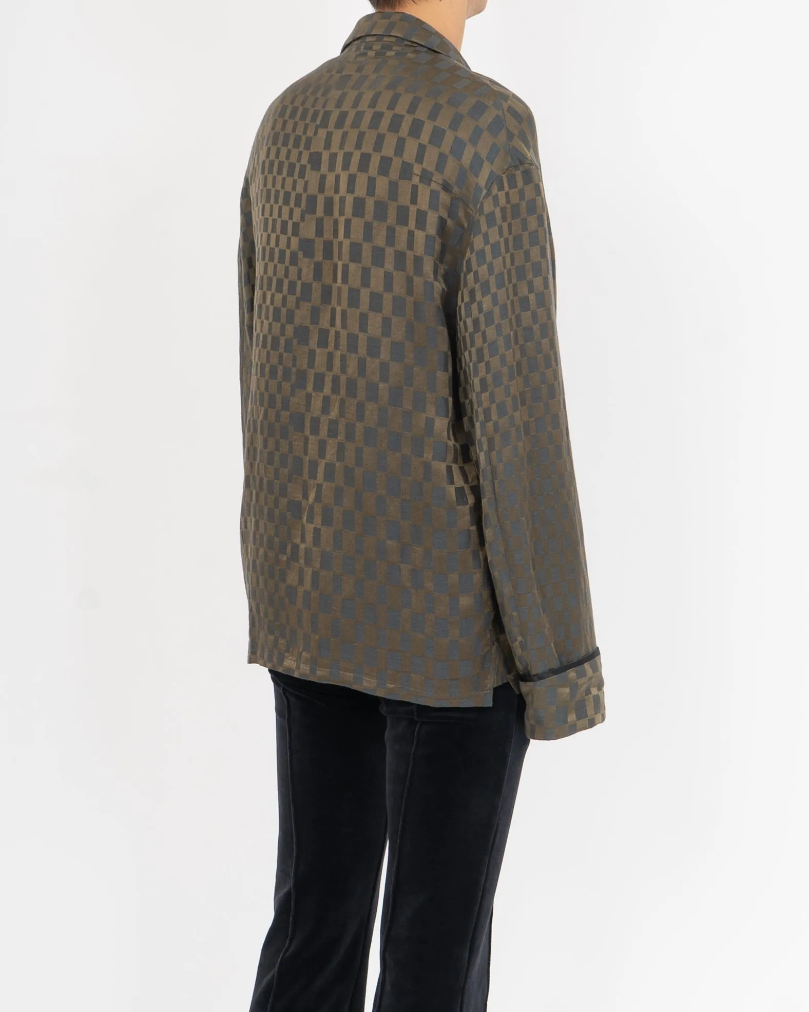 SS19 Jacquard Pattern Kimono Pyjama Sample Jacket