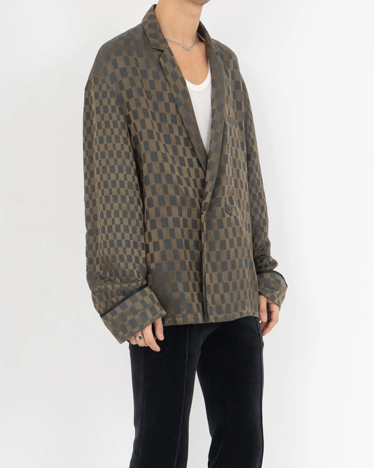 SS19 Jacquard Pattern Kimono Pyjama Sample Jacket