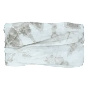 Taupe Tie Dye Tube Turban