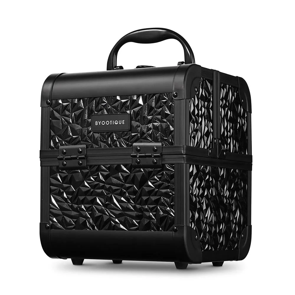 TheLAShop Makeup Train Case with Mirror & Extendable Tray