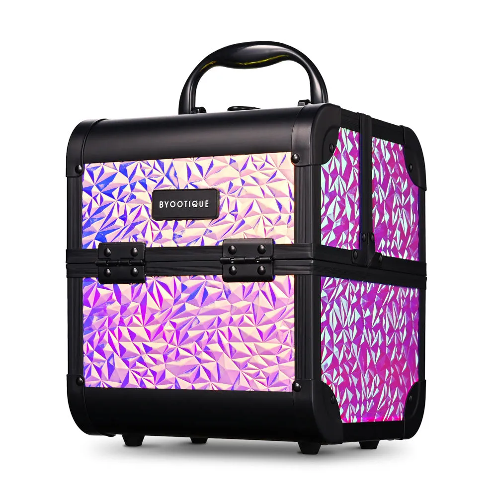 TheLAShop Makeup Train Case with Mirror & Extendable Tray