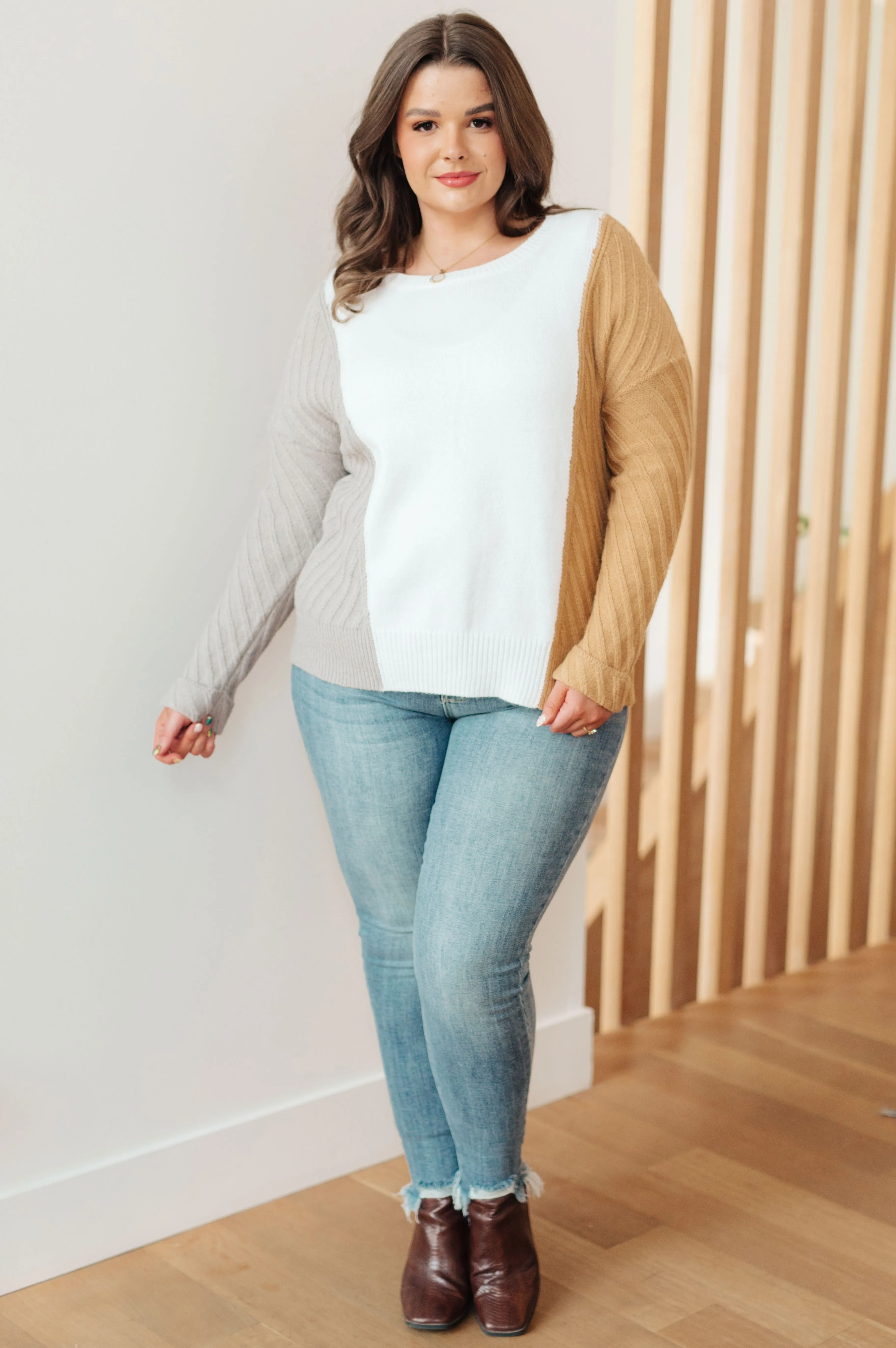 This, That, and the Other Color Block Sweater - 11/25