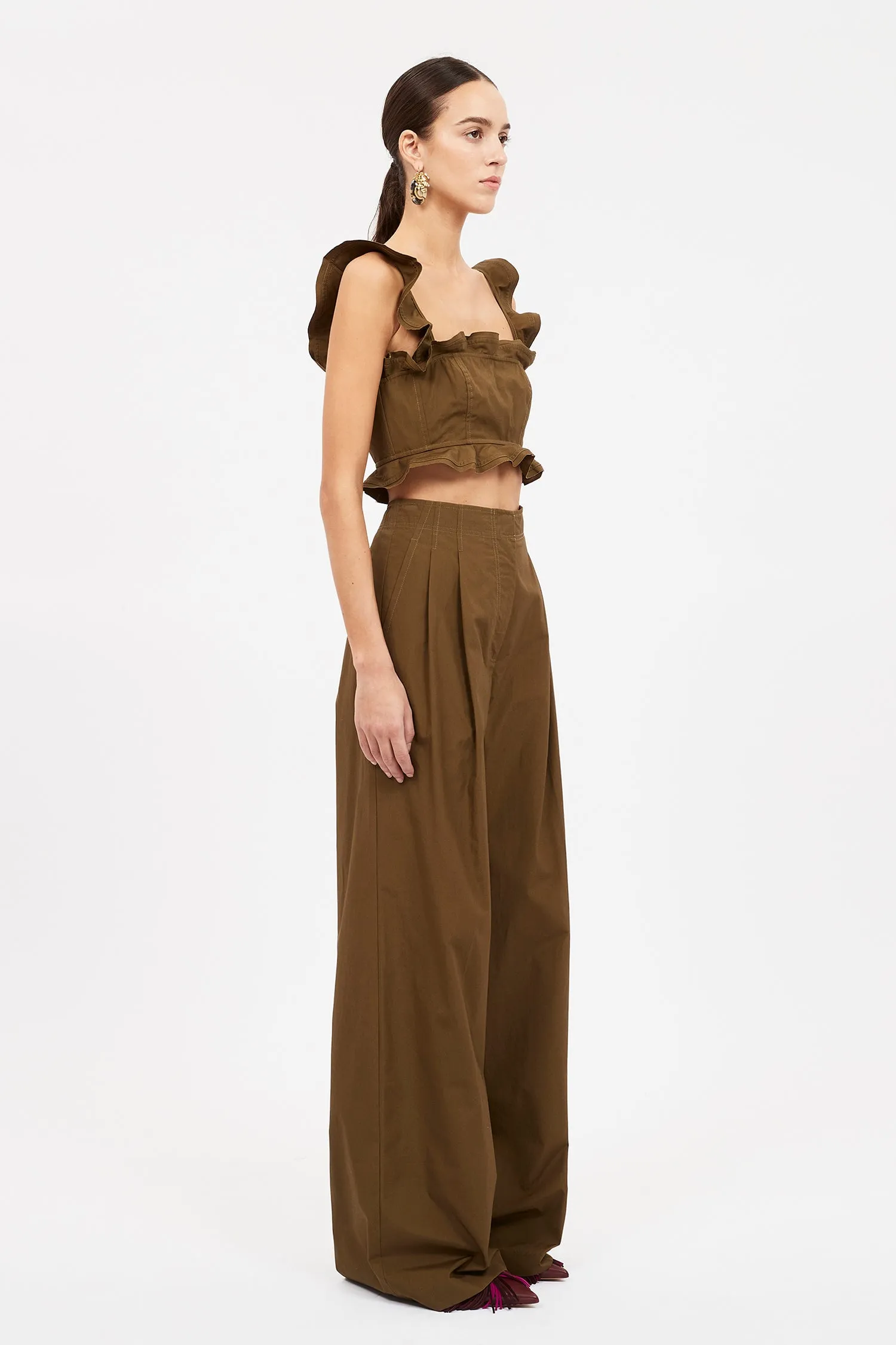 Ulla Johnson - Belle Top in Militaire