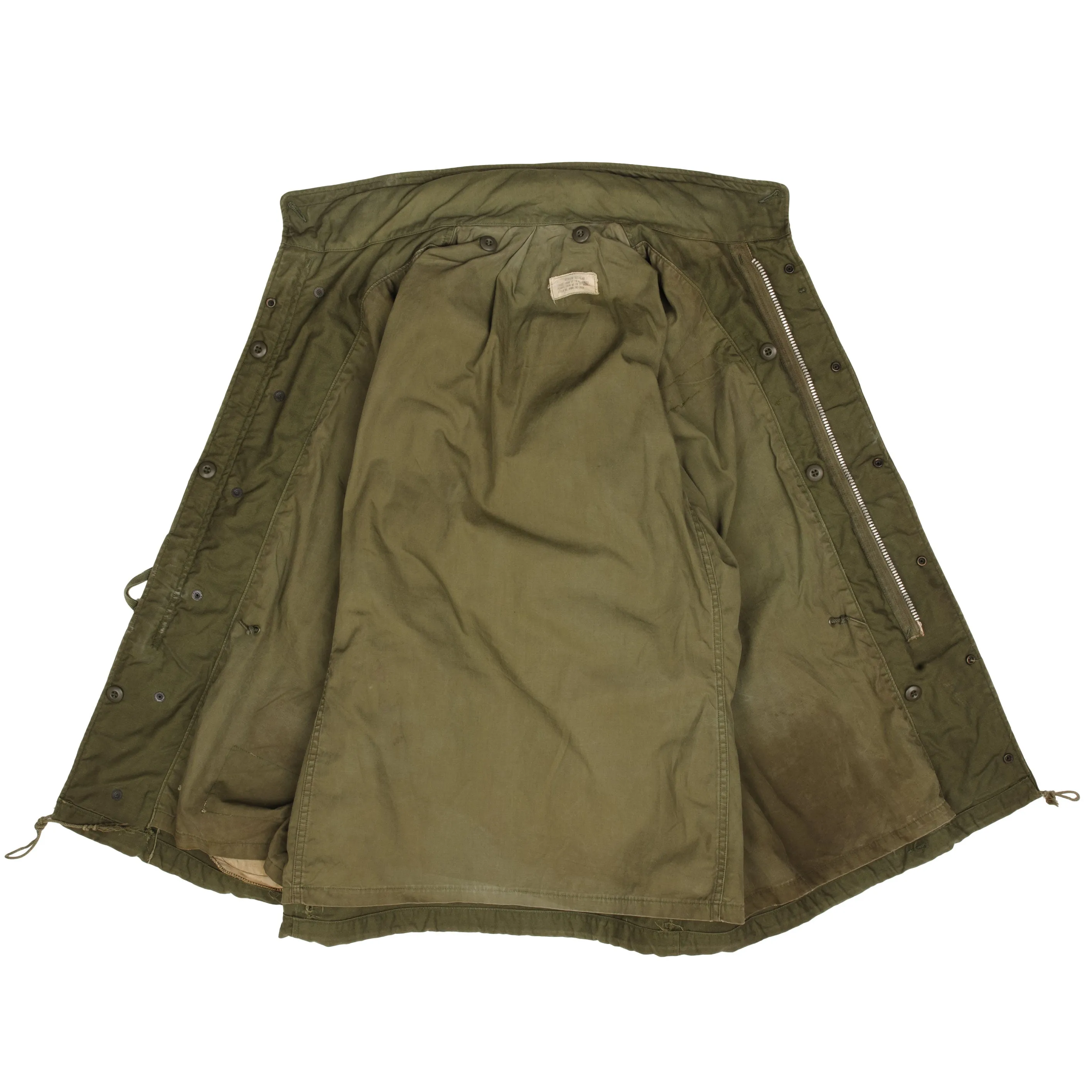 VINTAGE US ARMY M65 M-1965 FIELD JACKET 1970S VIETNAM WAR SIZE MEDIUM REGULAR