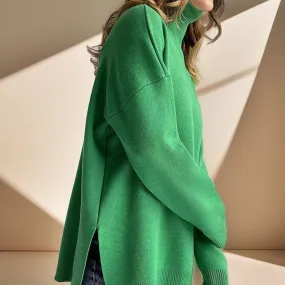 Women's Fashion Loose Turtleneck Sweater
