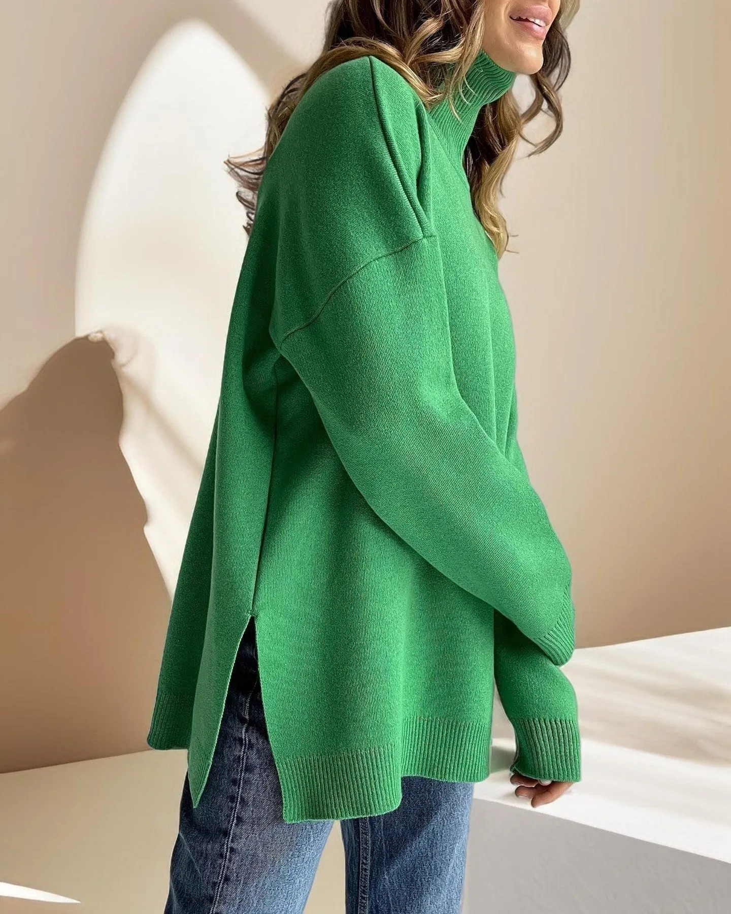Women's Fashion Loose Turtleneck Sweater