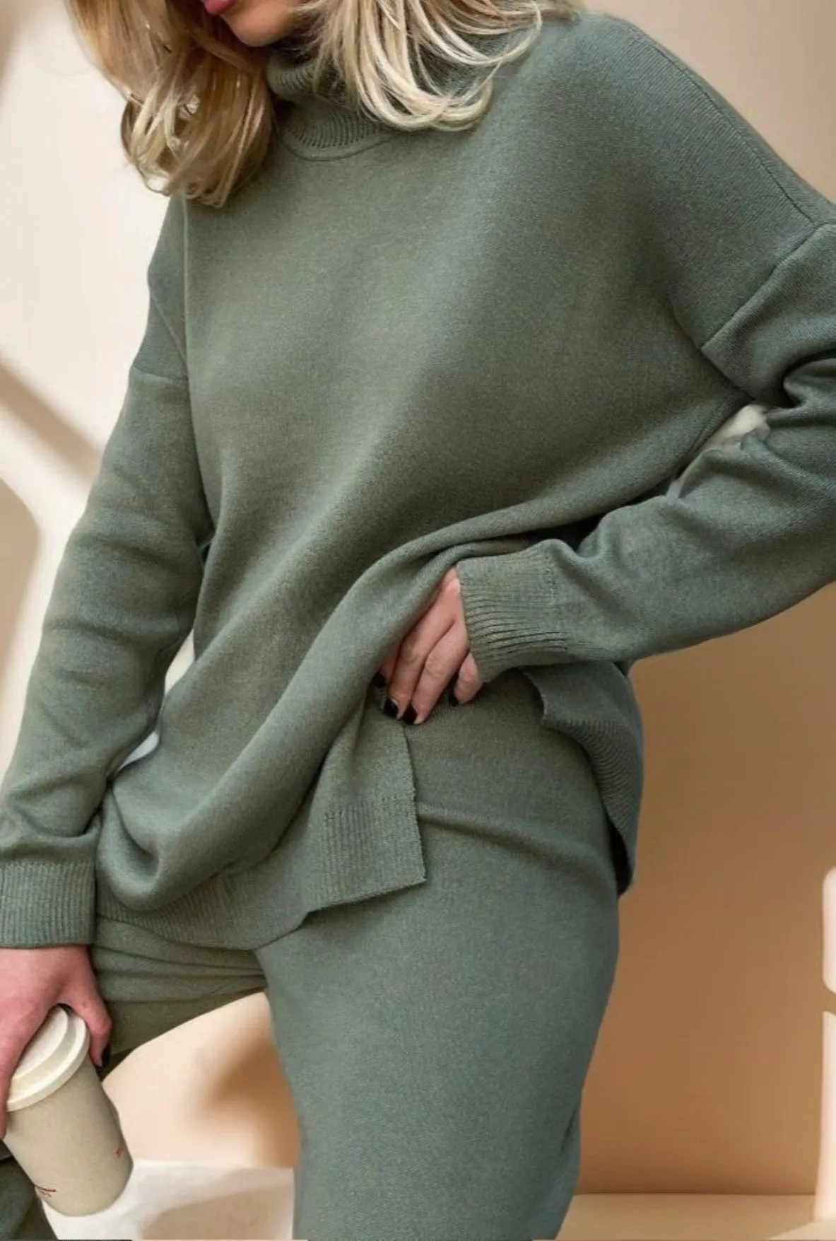Women's Fashion Loose Turtleneck Sweater