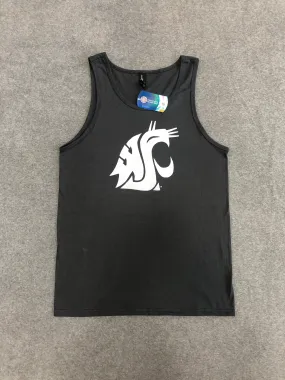 WSU Men's Dark Grey Tank Top With White Cougar's Logo